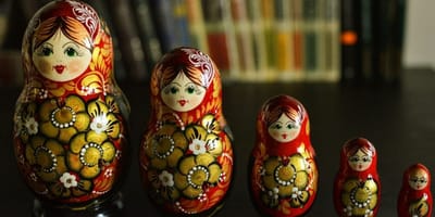 Russische Matroschka-Puppen